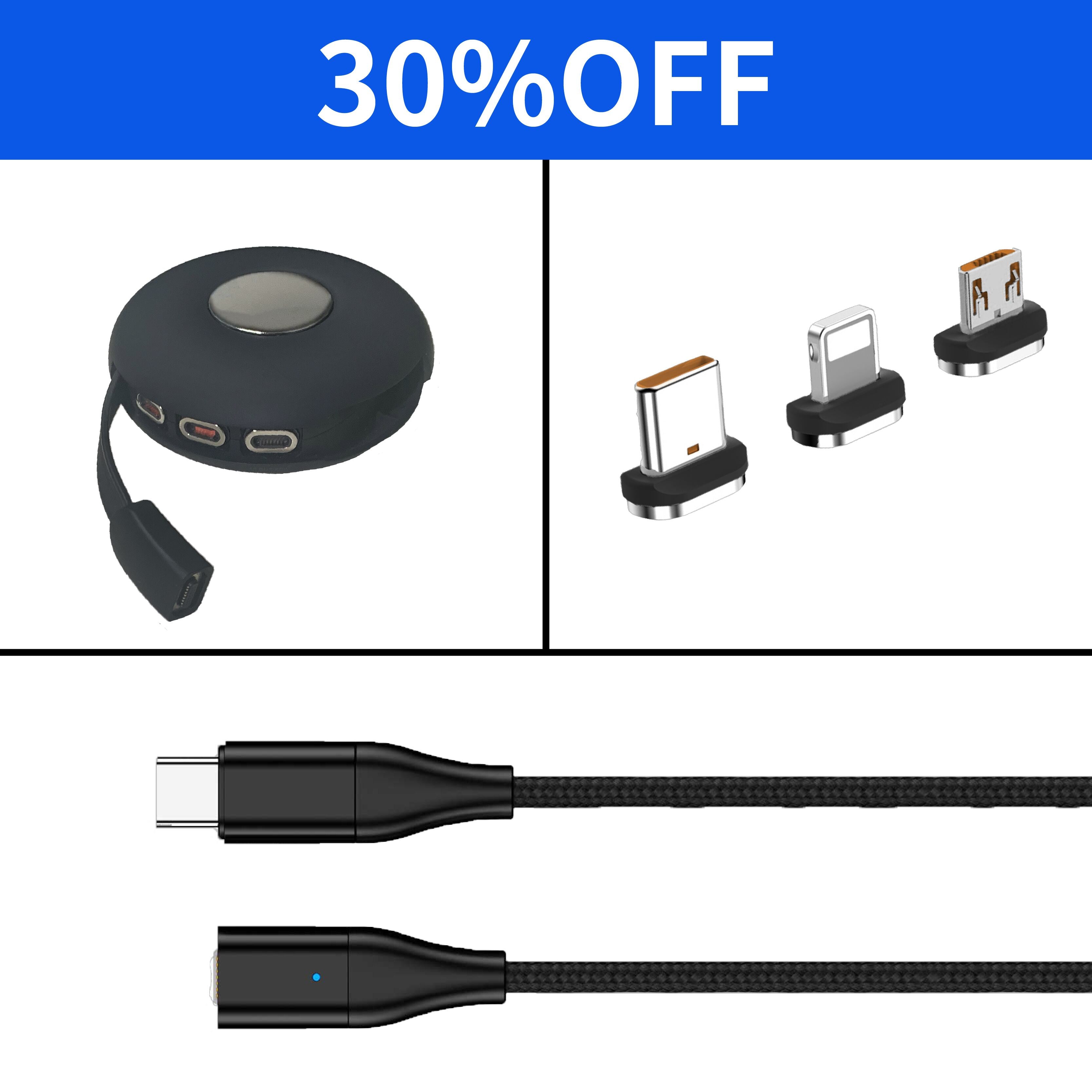 【30%OFF】スマートケーブルPRO + キメラケーブルPRO + マグネット端子３種セット