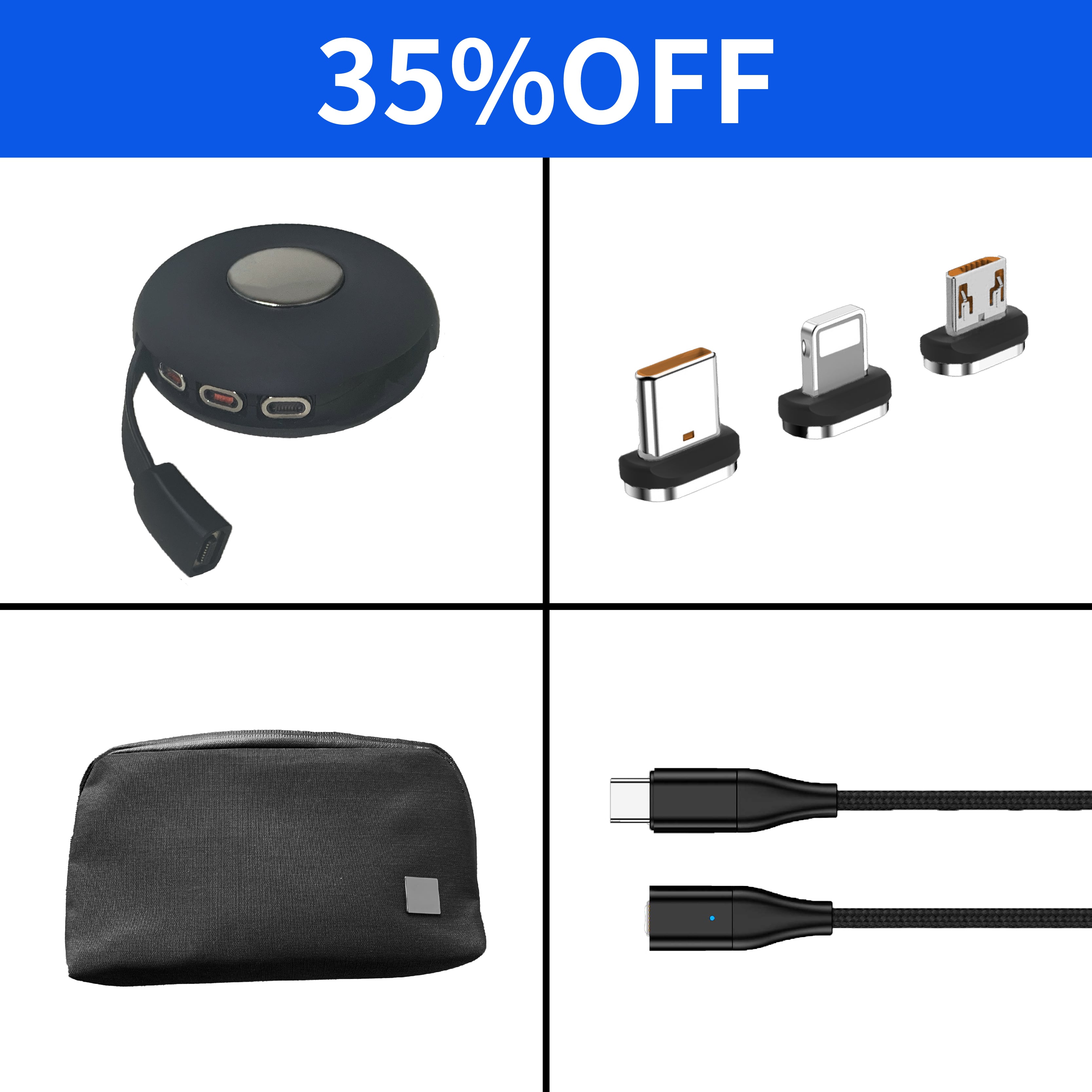 【SALE】スマートケーブルPRO + キメラケーブルPRO + マグネット端子３種 + ポーチセット